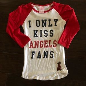 Pink Victoria’s Secret MLB Angels Size XS